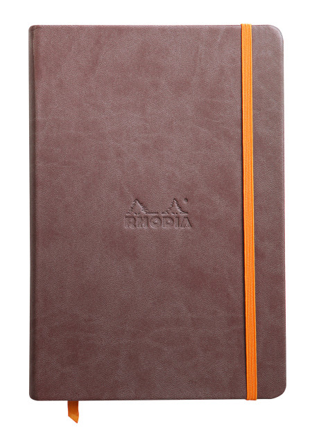 Rhodia Hardcover Notebook - A5 - Chocolate - Lined